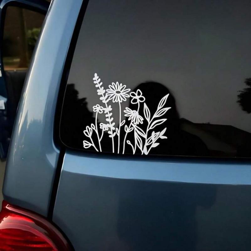 2026 S3741 Waterproof Plant Design Car Sticker