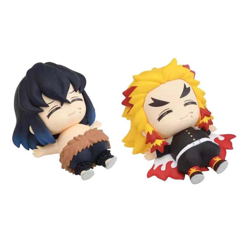 6 Stylů Anime Komiksy Útulný Sytý Demon Slayer Akční Figurka Kamado Tanjirou Nezuko Zenitsu PVC Figurka Model Hračka Sběratelský Dárek