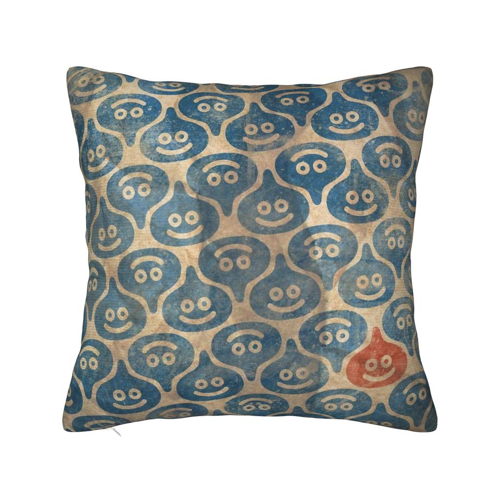 Pillow Cover Dragon Quest Slime   Cute Funny Pillow Case For Sofa Home Decor Pillowcases