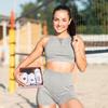 20Pcs Volleyball Lipstick Holder Keychains Bulk Volleyball Lipstick Balm Holder Keychain Clip-On Lipstick Sleeve Pouch