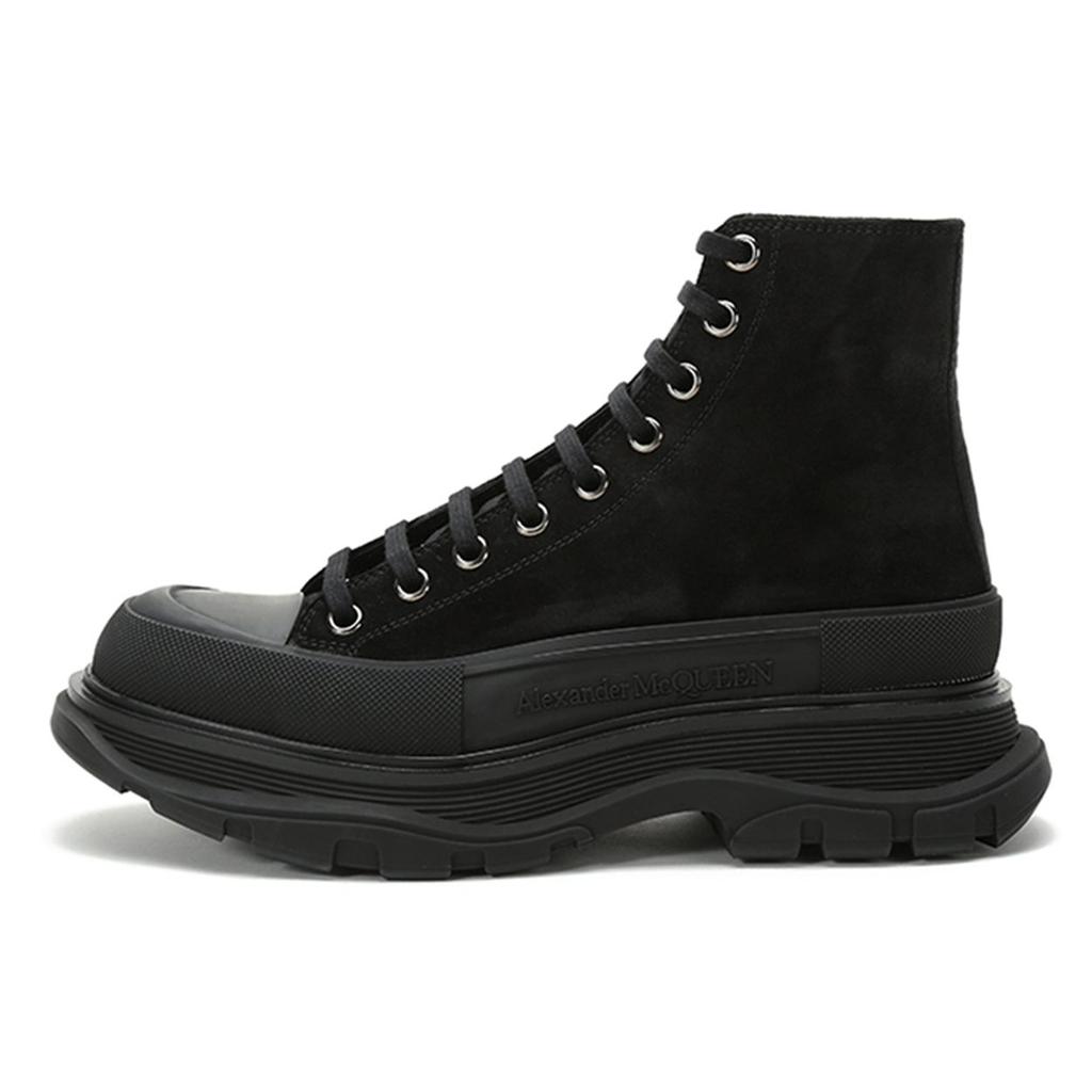 Alexander McQueen Tread Slick Boot Triple Black 627206WHBGU1081