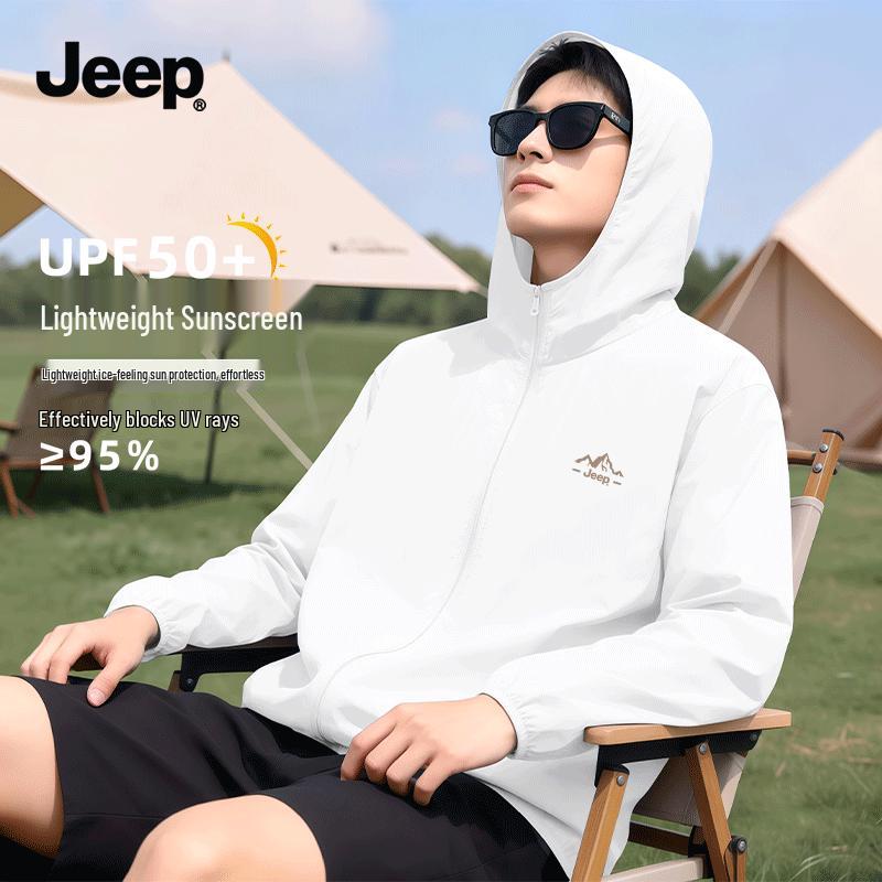 JEEP Men s Quick-Dry Sun Protection Hoodie 2XL