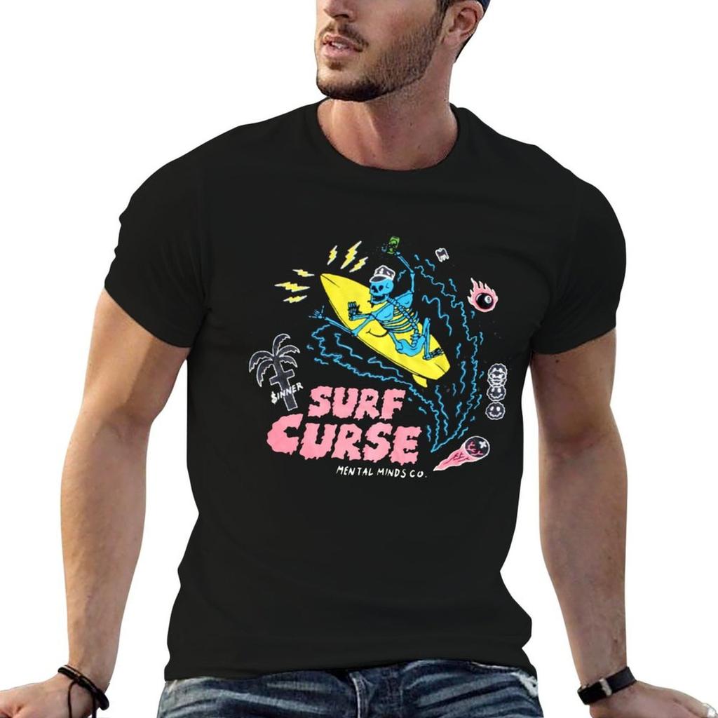 Freaks Surf Curse T-Shirt Plus Size Summer Casual T-Shirt