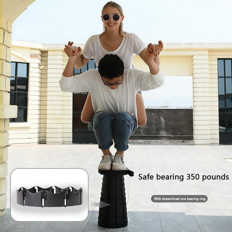Retractable Stool Folding Chiar Stretching Home Camping Hiking Chair