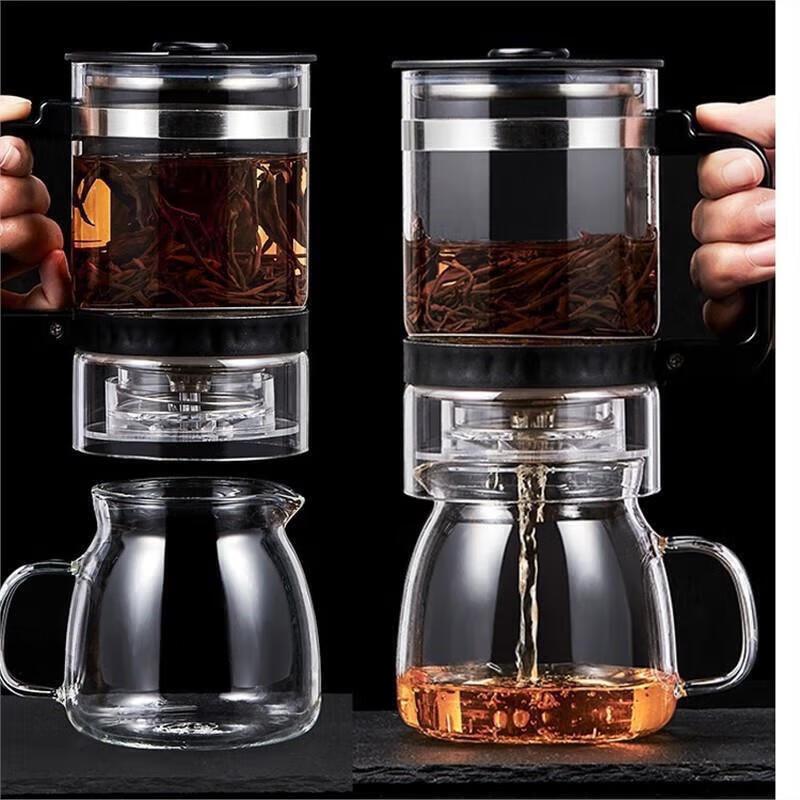 Tea Love 9-Piece Kung Fu Tea Set with Glass Teapot