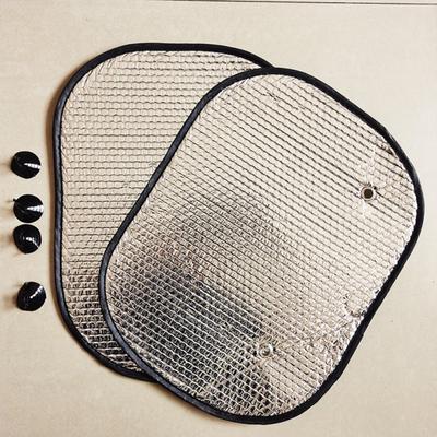 1 Pair Double-sided Bubble Car Film Sun Shield Summer Sunscreen Heat Insulation Sunshade Pad Side
