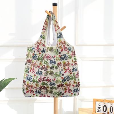 Shopping Bag Large Capacity Eco-friendly Outdoor Traveling Portable Folding Beach Handbag for Mall