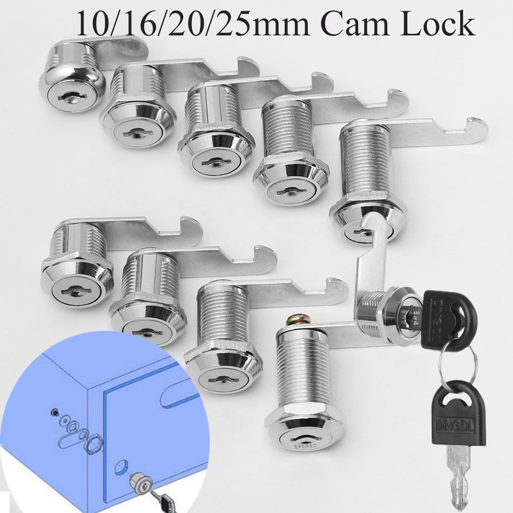 Hardware Home Indoor Security Drawer Cam Lock Locksmith Tool Door Lock Cylinder Cupboard Padlock