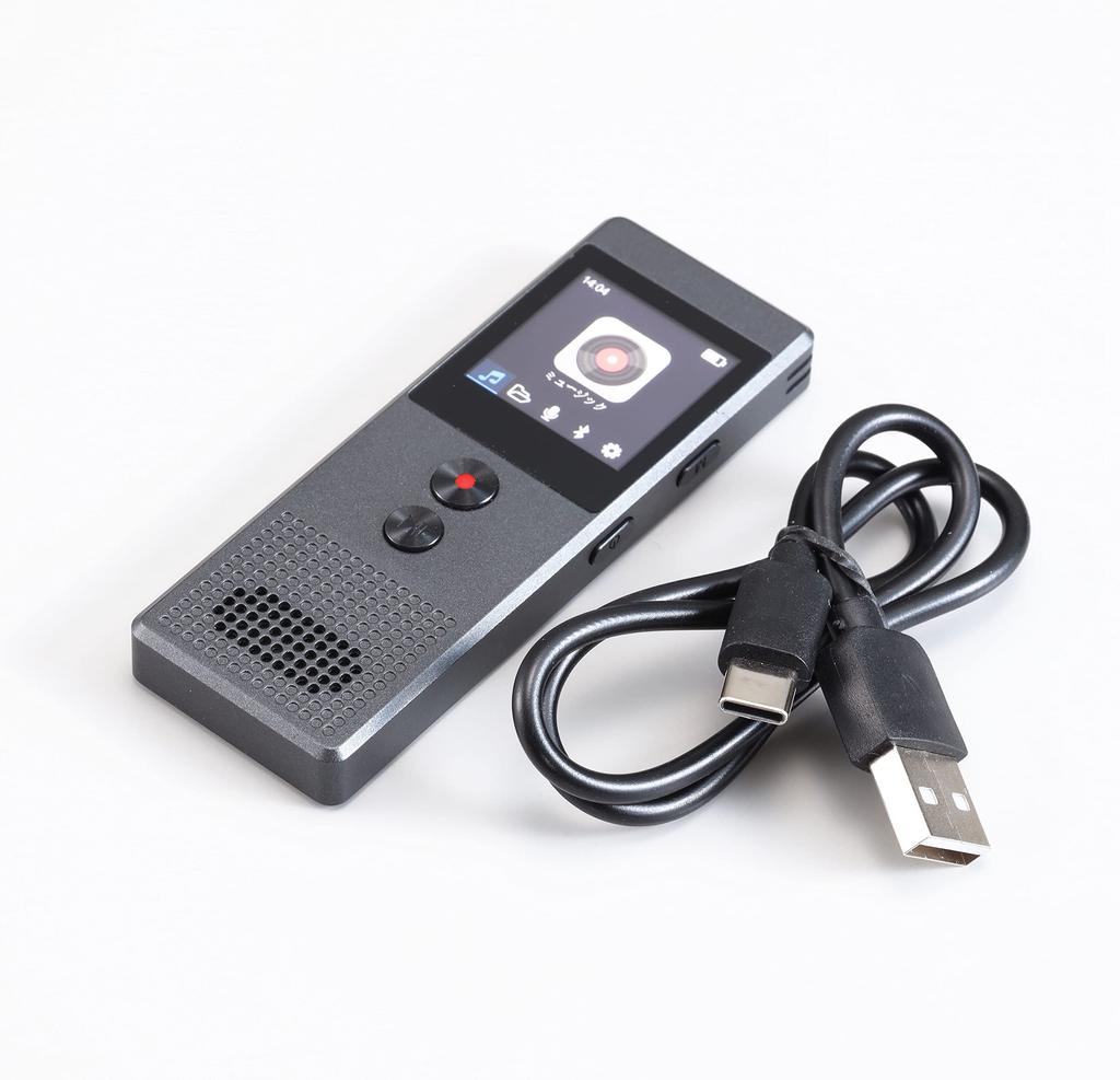 Kiyoraka Color Voice Recorder with Screen and Can Record Smartphone Calls Compact and Cool GT-S01 "Voice DX" Easy-to-read Portable, Convenient,