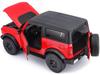 Maisto 31456 2021 Ford Bronco Wild Track Red Top Special Edition Diecast Model Car 1/18