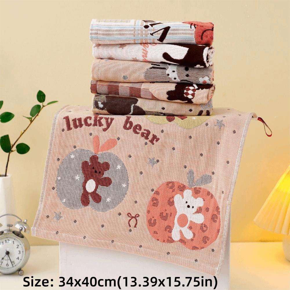 4 Layer Cotton Gauze Large Hand Towel 34x40cm Pure Cotton Dish Cloth New Tea Towel  Home Restaurant