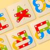 Game Jigsaw Board Matching Column Toys Variable Shape Construction Puzzle Set  Kids Gift