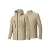 Anta Mountain Peak Hooded Casual Zipper Solid Color Sports Waterproof Wear-Resistant Windproof Warm Breathable Ultra-Light Jacket 152540614-4