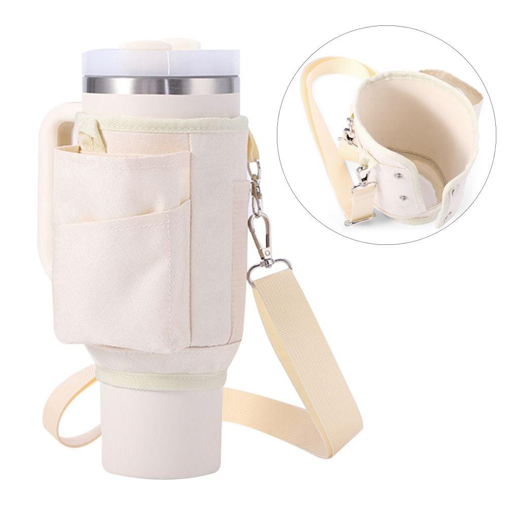 Oxford Water Bottle Carrier Bag 40oz Capacity Cover Style Handle Car Cup Cover Holder Function Insulated Cup Cover