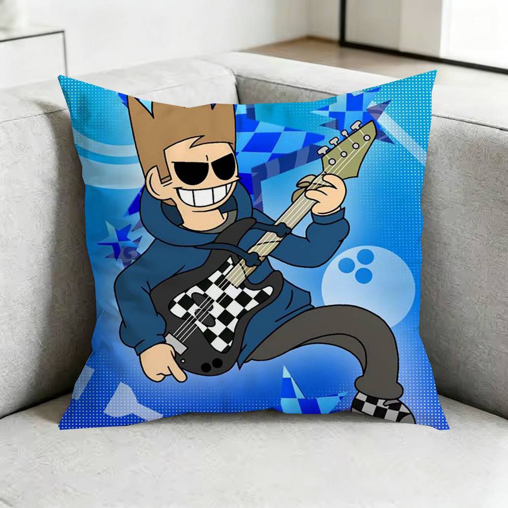 EddsworldD Cartoon Pillow Case Square DoubleSided Sofa Cushion Cover Bedroom Bedside Pillow Gift