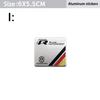 Volkswagen Series Aluminum Badge Car Body Stickers Decals For VW GTI Polo Golf Passat Tiguan Arteon Taigo Caddy Jetta CC Hub Cap