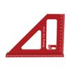 Inch 45 and 90 Degree Aluminum Miter Triangle Ruler - Precision 3D Multi Angle Layout Measuring Tool for Engineer Carpenter