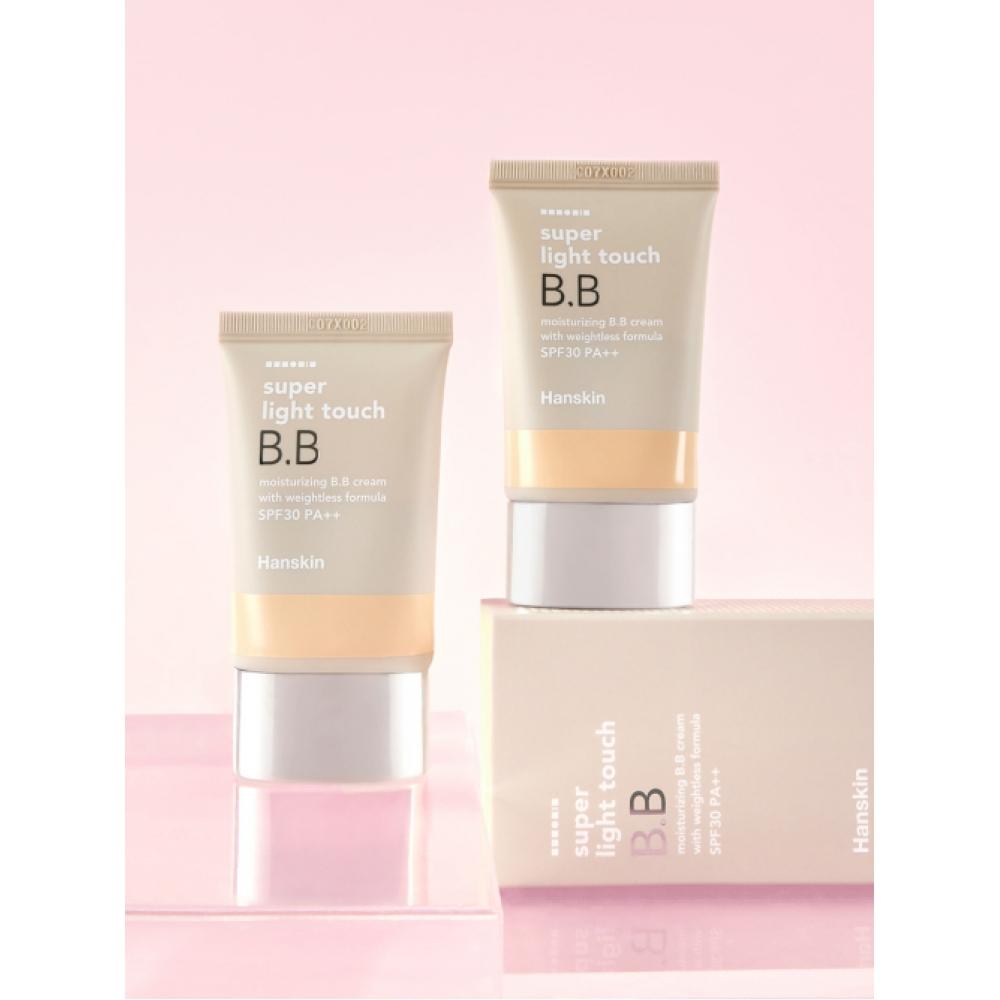 Hanskin Super Light Touch BB Crème 30g + Correcteur Anti-Imperfections 12g Ensemble
