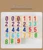 Wooden English Letter Matching & Counting Blocks for Early Childhood Education