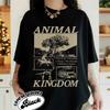 Retro Animal Kingdom Shirt Family Vacation Shirt  Land Trip Shirt Clothing Graphic Short Sleeve Shirt Women AllSeason