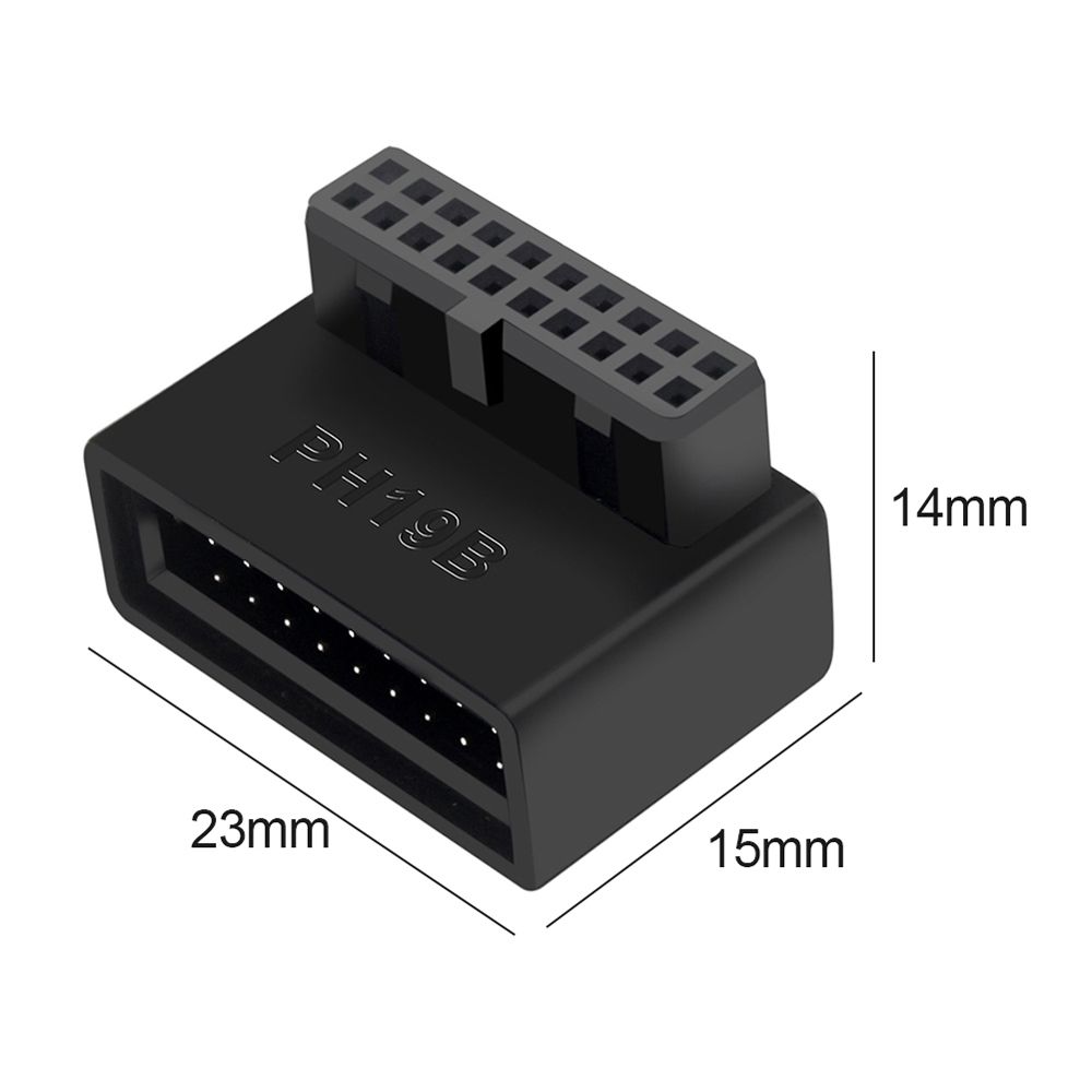 Desktop Converter Motherboard Header Adapter Male To Female Extension Adapter 19P/20P Adapter