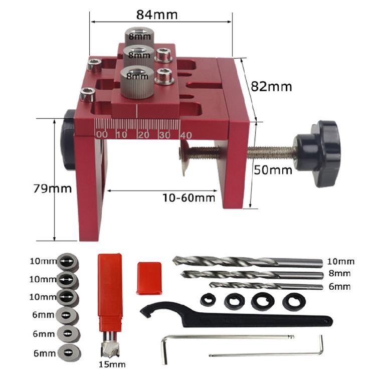 Wood Dowel Puncher Locator Carpentry Tools Woodworking Positioning Hole Opener