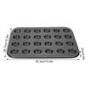 24 Cups Stainless Steel NOn Sticky Cake Muffin Egg Tart Baking Pan Mold