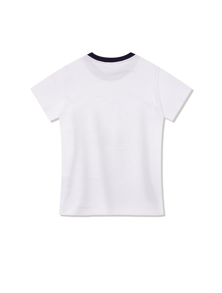 LA MAISON STUDIO Toy Pony Slim Fit Short Sleeve T-Shirt White Navy (Fcg2Ts768W)