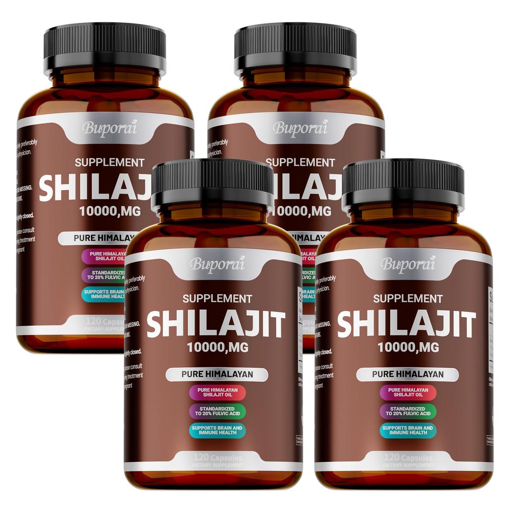 Buporai Shiraizhi Dietary Soft Capsules, Himalayan Natural Ingredients, Daily Brain Nutrition Supplement