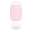 Silikonflasche Tragbar Leer Shampoo Lotion Flaschenbehälter für Outdoor-Reisen und ZuhauseRosa