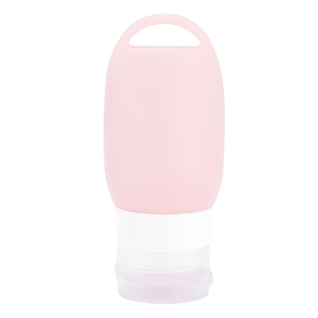 Silikonflasche Tragbar Leer Shampoo Lotion Flaschenbehälter für Outdoor-Reisen und ZuhauseRosa