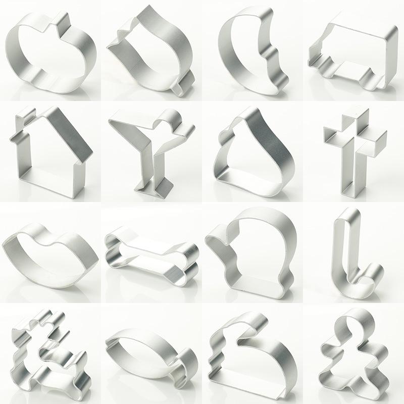 Keksform aus Aluminiumlegierung: Ananaskuchen, Weihnachten, & Ostern Ausstechform Backwerkzeug