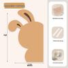 HANDUNYOU Cute Rabbit Felt Photo Display Wall Sticker