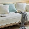 Cotton High-Grade Retro Sofa Cushion, Non-Slip Fabric, Living Room Seat Cushion, Four-Season Universal Light Luxury Sofa Cover, Sofa Cover
