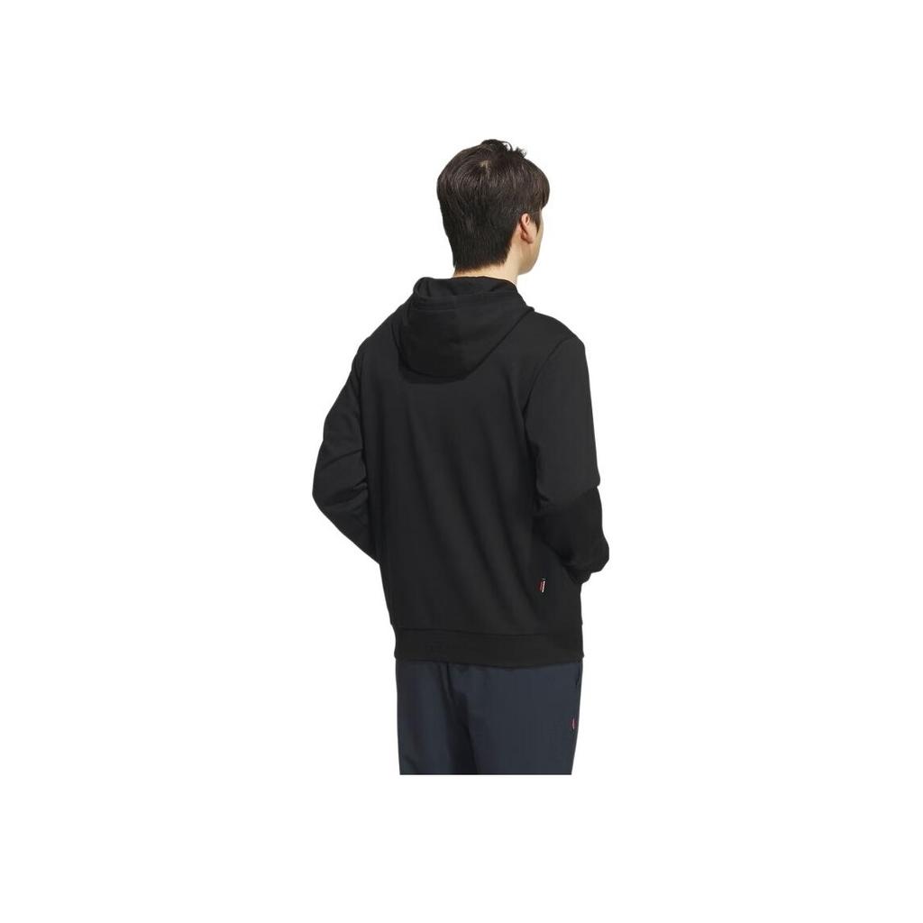 adidas Lässiger Kapuzenpullover Bequemes Langarm-Sweatshirt Herren-Sweatshirt Schwarz KA1501