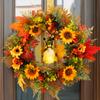 Simulated Flower Wreath Home Door Decoration Flower Wreath Festival Door Decor For Home Party