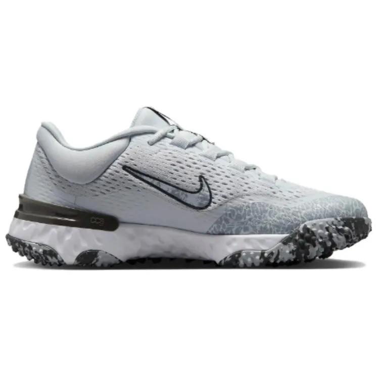 Nike Womens Alpha Huarache Elite 4 TF 'Wolf Grey' (women's sizes) Pure Platinum / Iron Grey / White / Wolf Grey Training Shoes DV0496 002