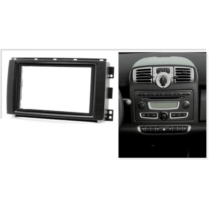 Kit Montage Autoradio 2 DIN Avec Entourage Pour Smart Car ForTwo 2007 - 2010