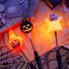 Dekoracja Duchowe Światło Impreza Halloweenowa LED Różdżka Świecąca dla Dzieci, Straszny Dynia Bezpieczne dla Dzieci Podświetlana Różdżka z Sprężyną Upominki Świąteczne