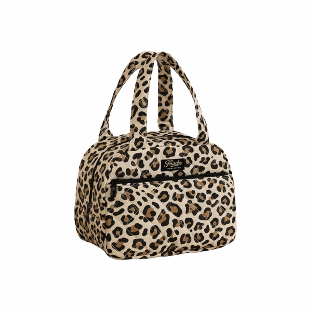 Durable Lunch Tote Bag Portable Food Container Bag Polka Dots Insulated Lunch Bag Office