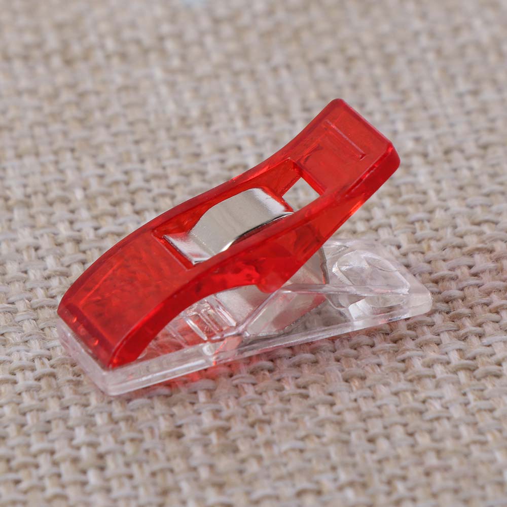 30PCS Plastic Fabric Clips Assorted Colors Crocheting Clips Sewing Clips  Quilting Supplies