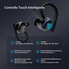 Sports Bluetooth 5.4 Earphones,True Wireless Headphones with Mic Touch Control,Noise Reduction Earhooks Waterproof TWS Earbuds
