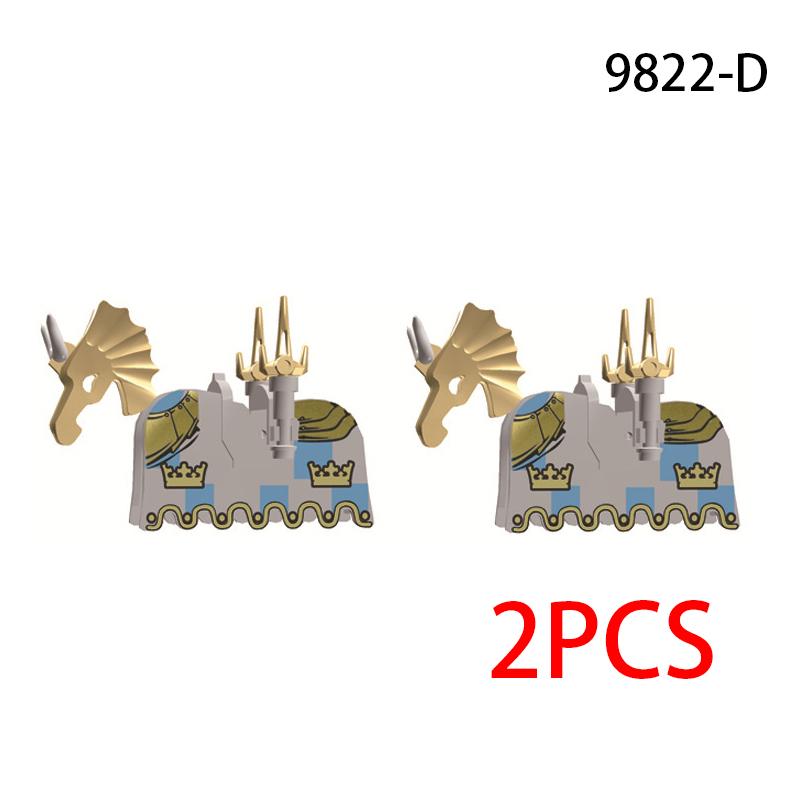 Skeleton Soldier Army King Knight Undead Horse Warrior Bricks Building Block Ringwraith Saddle Roman Soldiers Sword Waffen Toys