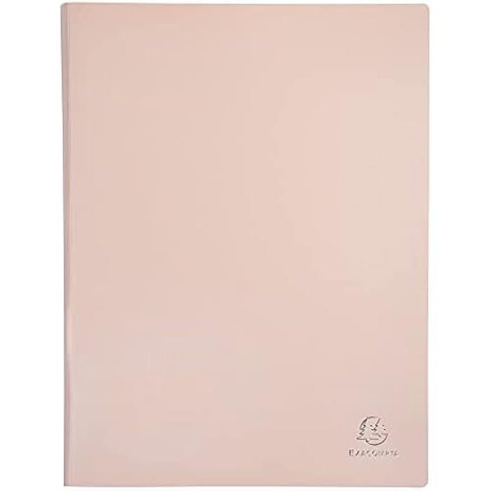 Document Protector - Exacompta - Ref. 88560e - 50 Smooth Crystal Pockets - A4 24x32 Cm - Optimal Protection