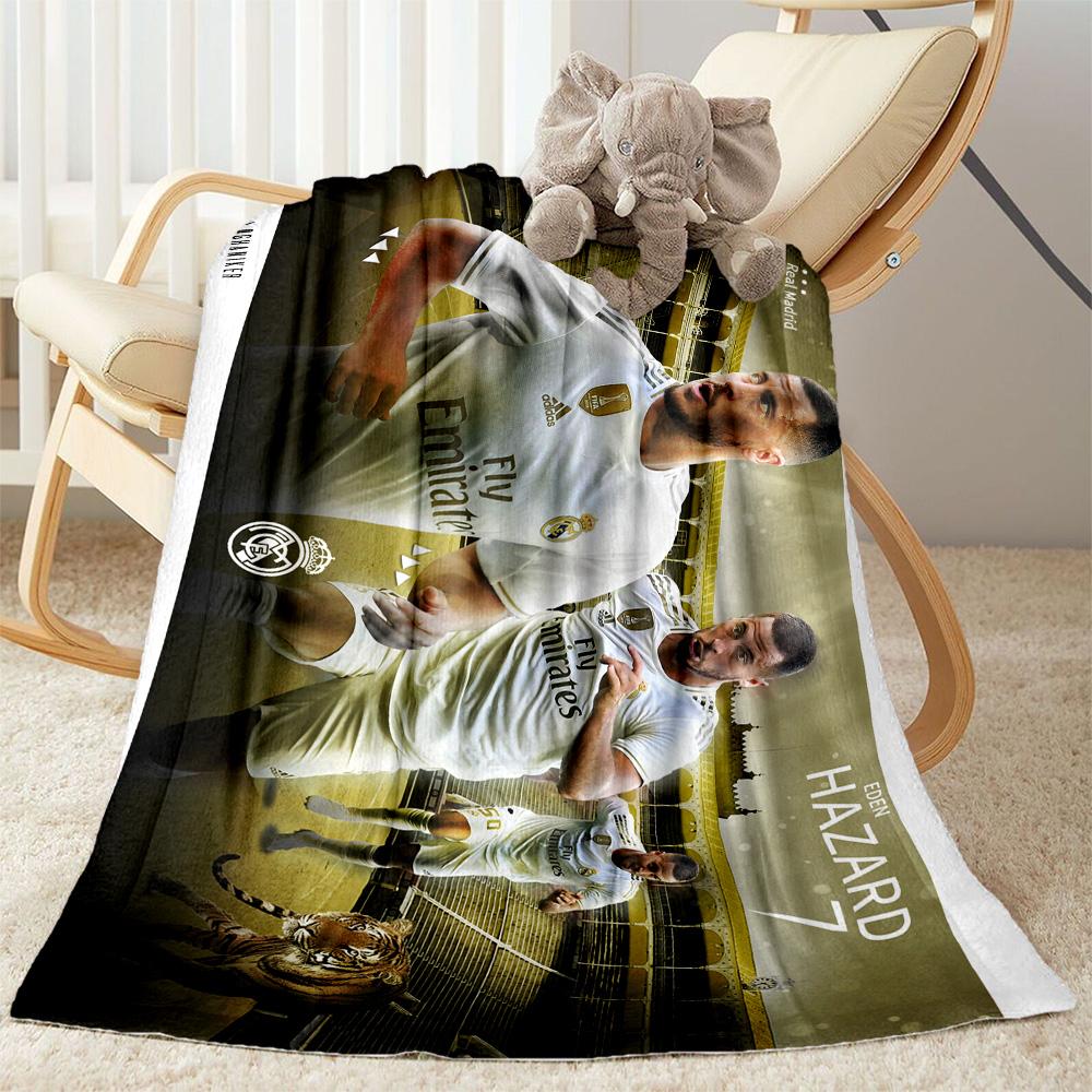Player Chelsea Kit Blanket Ultra-Soft Perfect for Seaside Bedding Office All-Season Use Playful Design Perfect Gift for Relatives and Friends