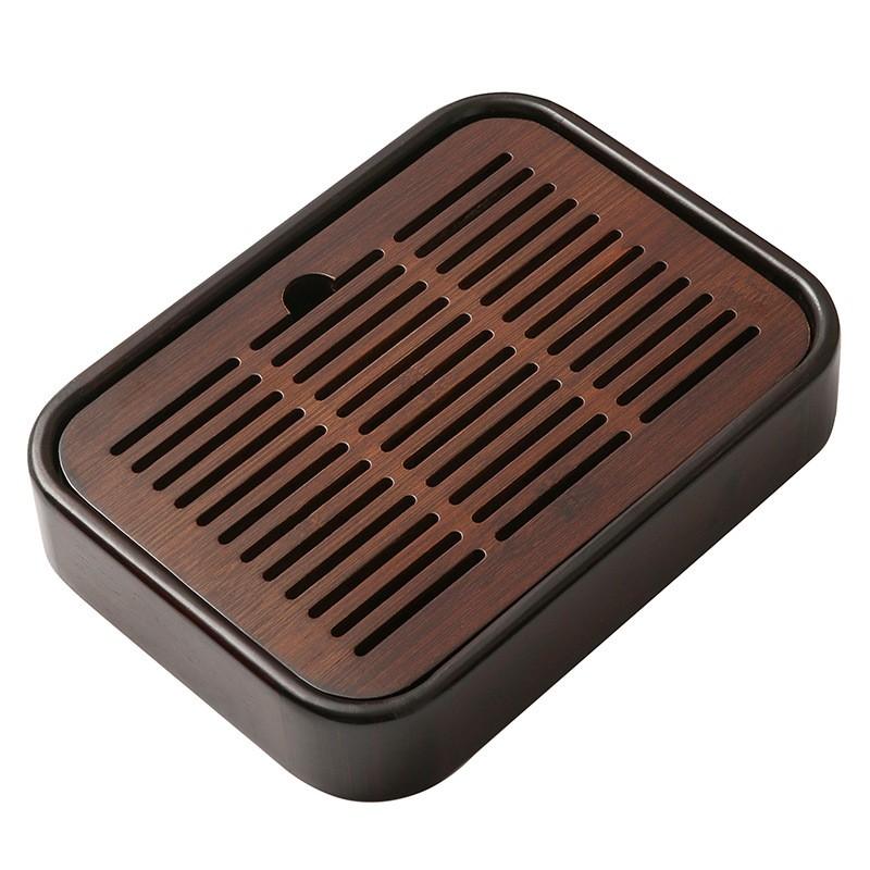

Good-Bamboo Dry Foam Table Small Tray Simple Square Tea Sea Tea Tray Household Kung Fu Tea Set Accessories