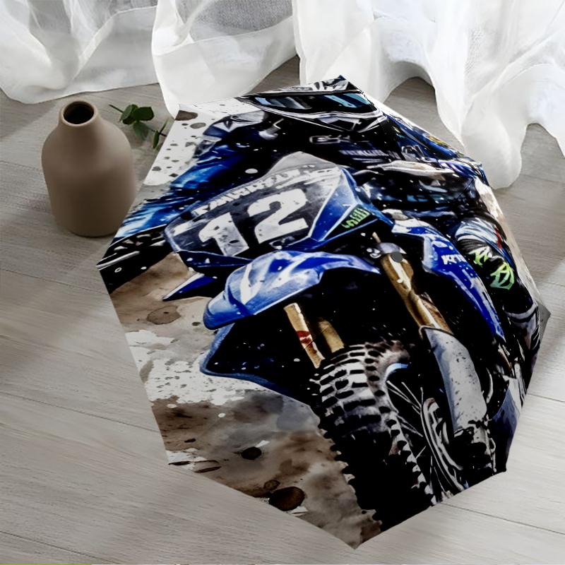 off road motorcycles Theme Automatic Umbrella, Lightweight & Portable, 8 Rib, Perfect for Outdoor Travel, Birthdays, Christmas, Gifts.