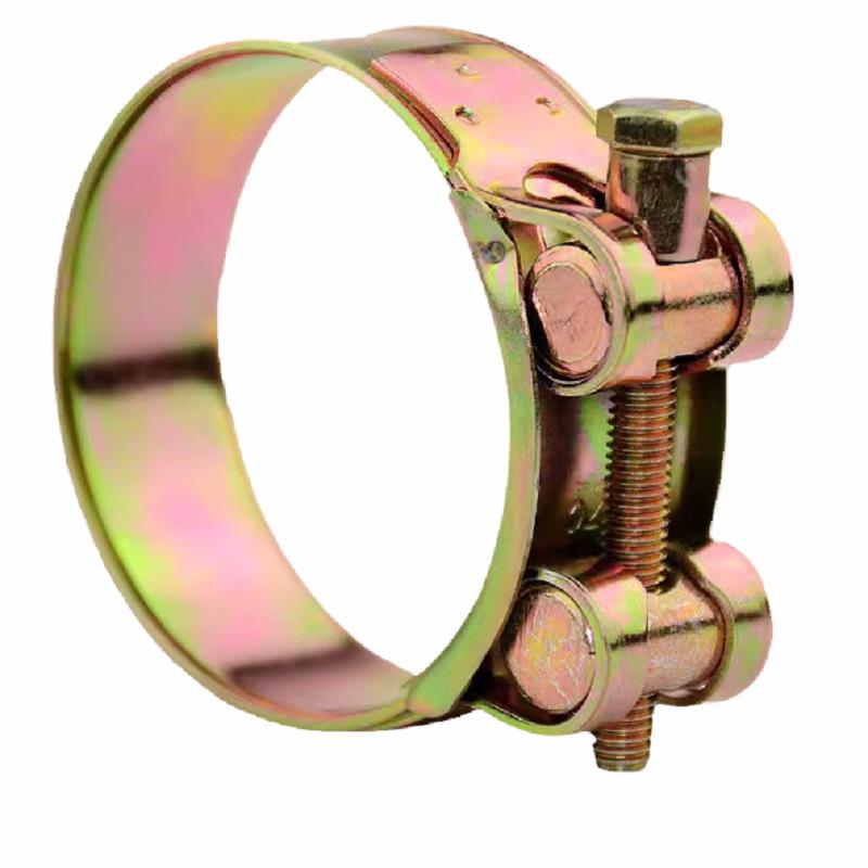304 Stainless Steel Heavy Duty European Band Clamp for Water Pipe Fixation