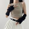 Fashion Fingerless Gloves for Party Slouchy Arm Sleeves Arm Warmers Party Supply Women Cosplay Costume Knitted Arm Cover