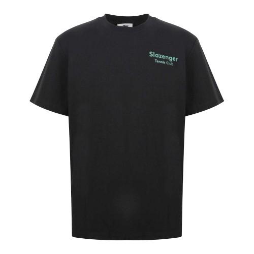 Slazenger Mens Tennis Club Back Print Crew Neck T-Shirt